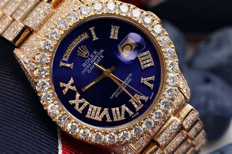 iced out rolex president|iced out rolex price.